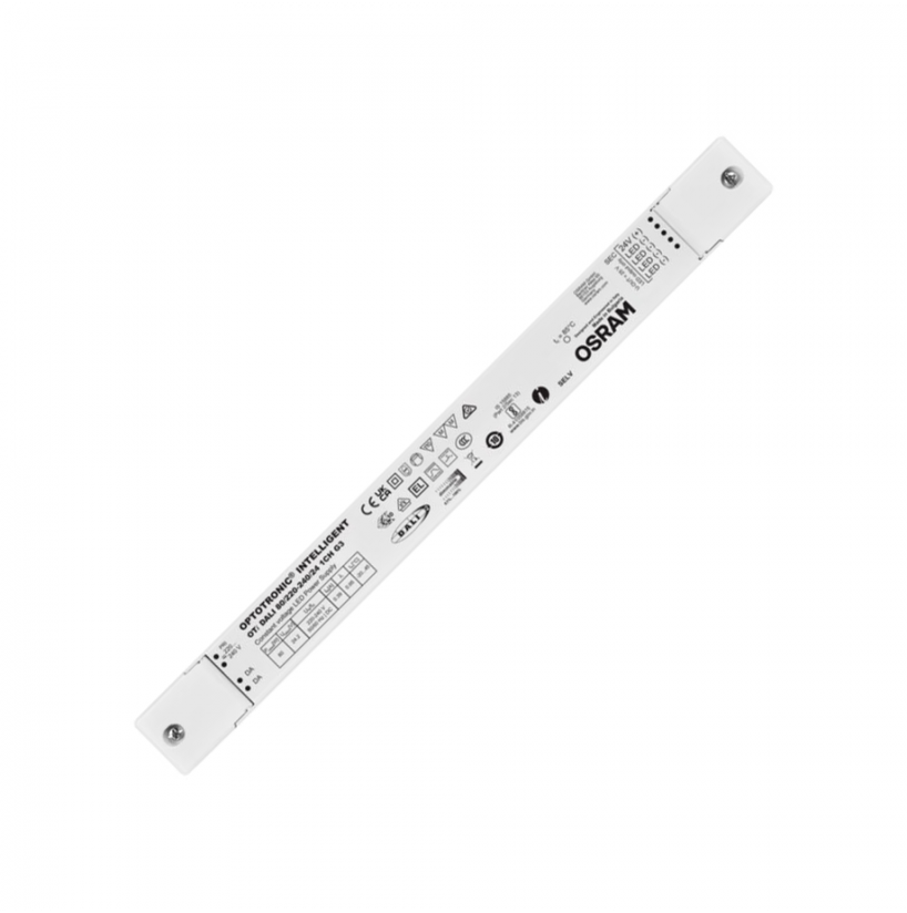 80W LED maitinimo šaltinis, baltas, 24V, IP20, PUSH/DALI, 4062172274364