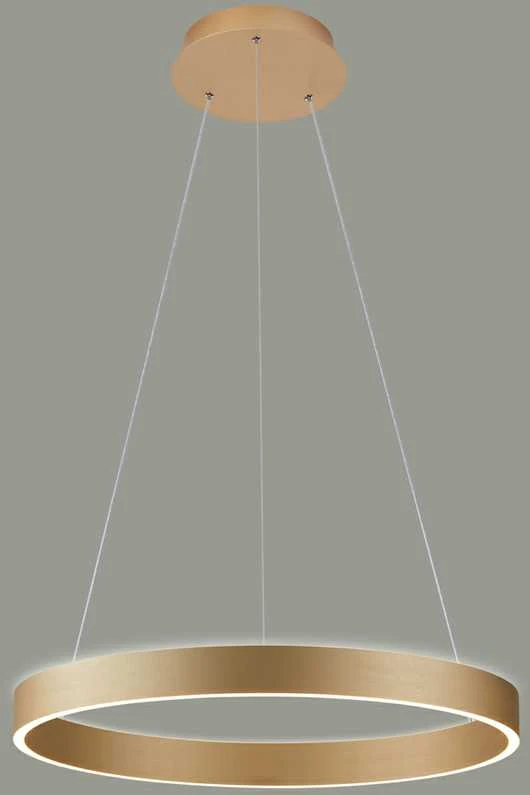 Italux 80W LED pakabinamas šviestuvas BRASCO UP DOWN, aukso sp., 3000/4000K, dimeriuojamas