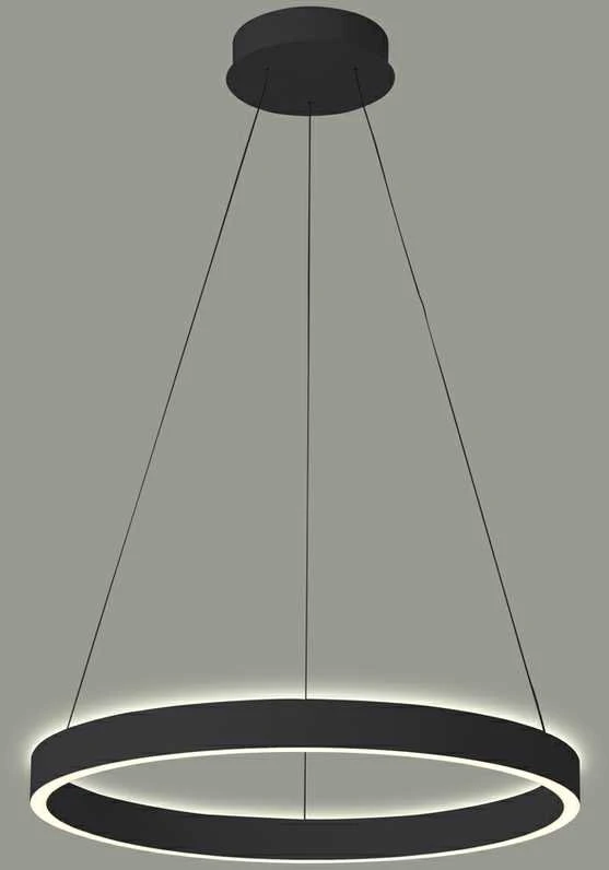Italux 80W LED pakabinamas šviestuvas BRASCO UP DOWN, juodas, 3000/4000K, dimeriuojamas