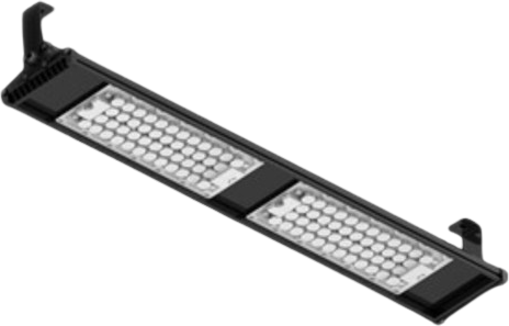 80W LED pramoninis šviestuvas ATENA LINE V3, juodas, 4000K, DALI