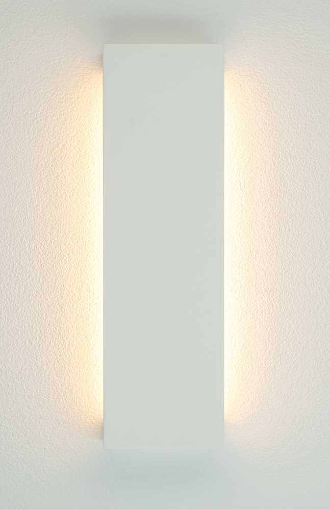 8,25W LED sieninis šviestuvas, baltas, 3000K, šviečia į viršų ir į apačią, 25380