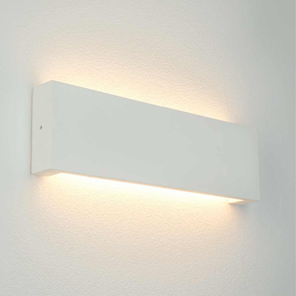 8,25W LED sieninis šviestuvas, baltas, 3000K, šviečia į viršų ir į apačią, 25380
