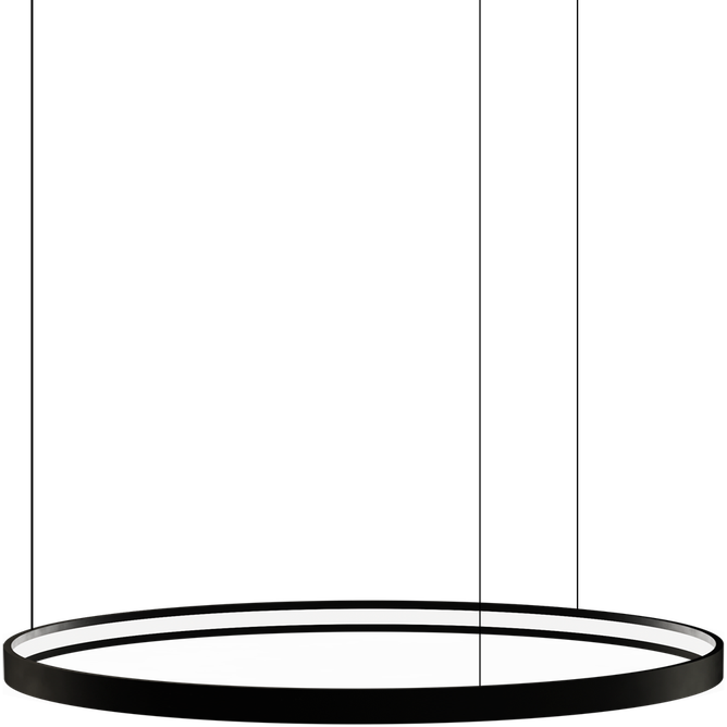 83W LED pakabinamas šviestuvas - modulis LOOP, juodas, 2700/3000K, C3997370N