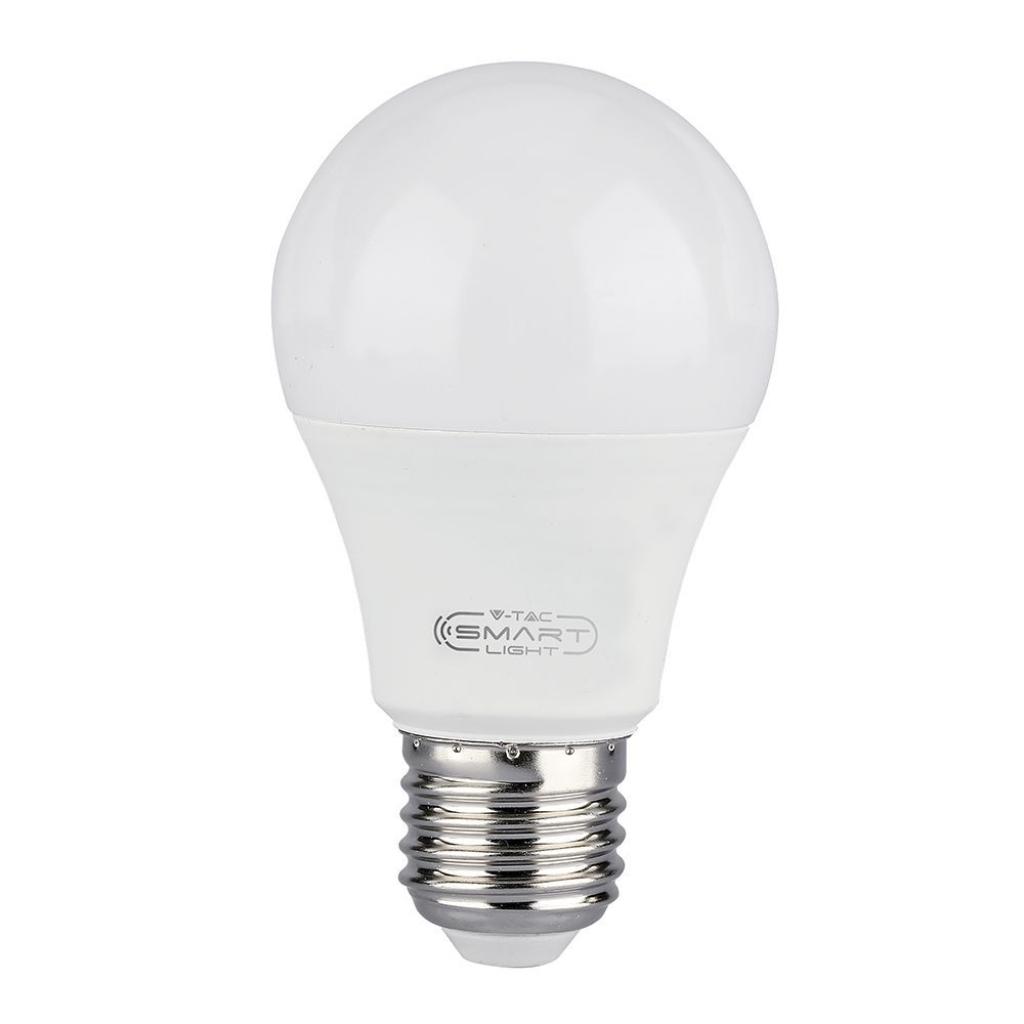 V-tac 8,5W LED lemputė, E27, suderinama su AMAZON ALEXA ir GOOGLE HOME, 2700-6500K/RGB