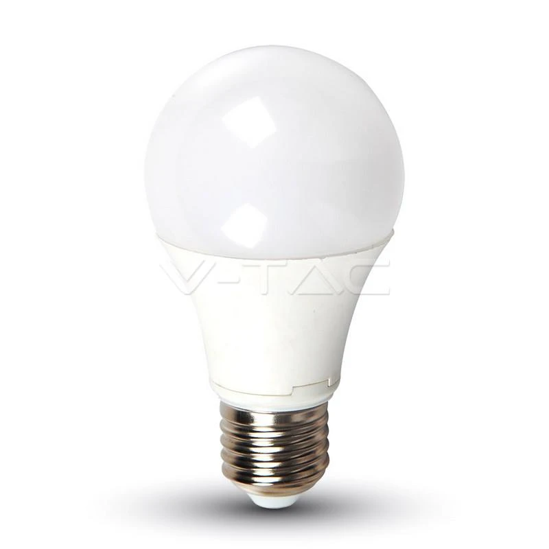 8,5W LED lemputė V-TAC, A60, E27, termoplastikas, 4000K