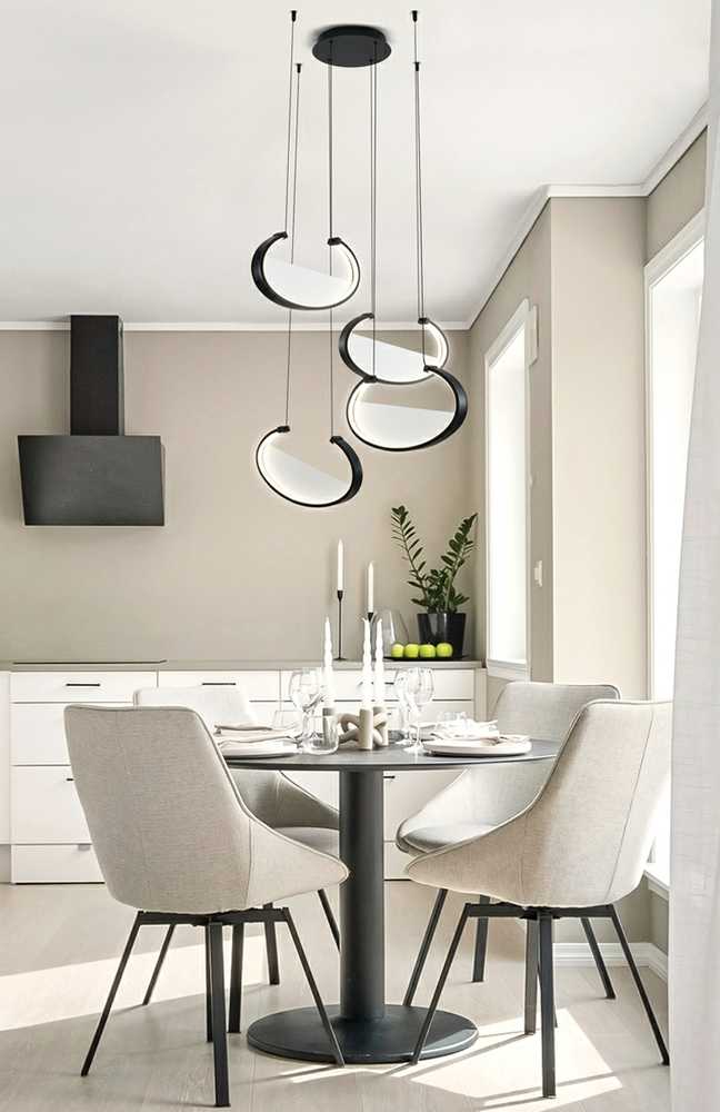 85W LED pakabinamas šviestuvas ADELE, juodas, 3000K, 4302200