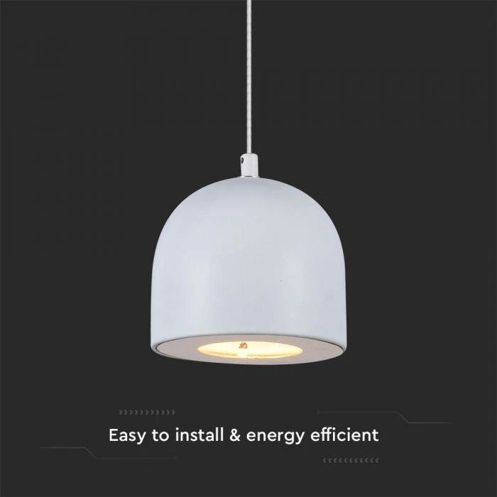 V-tac 8,5W LED pakabinamas šviestuvas, baltas, 3000K