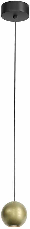 8,5W LED pakabinamas šviestuvas OBO, žalvario sp., 3000K, 01-2806