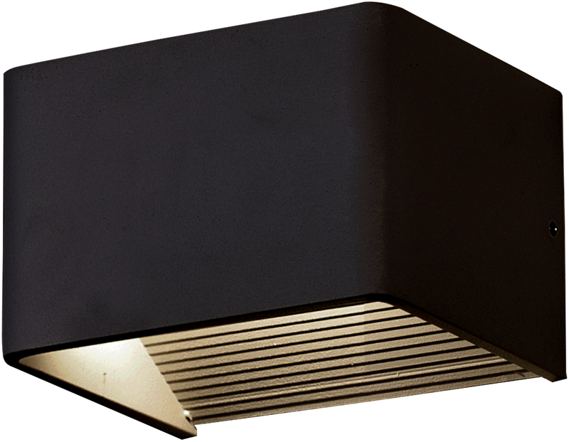 8,5W LED sieninis šviestuvas ICON, juodas, 2700/3000/4000K, A3089172N