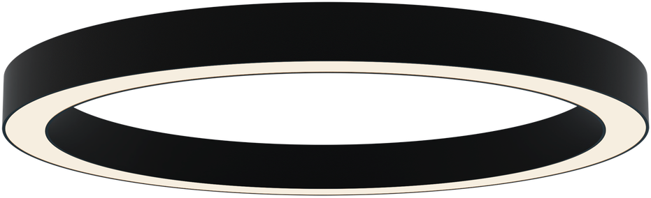 86W LED lubinis šviestuvas ALISO, juodas, 2700/3000/4000K, P3742374N