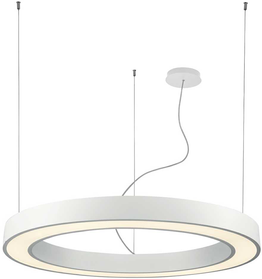 88W LED pakabinamas šviestuvas RING, baltas, 3000K, DALI, 3915-0012-3-W-D3