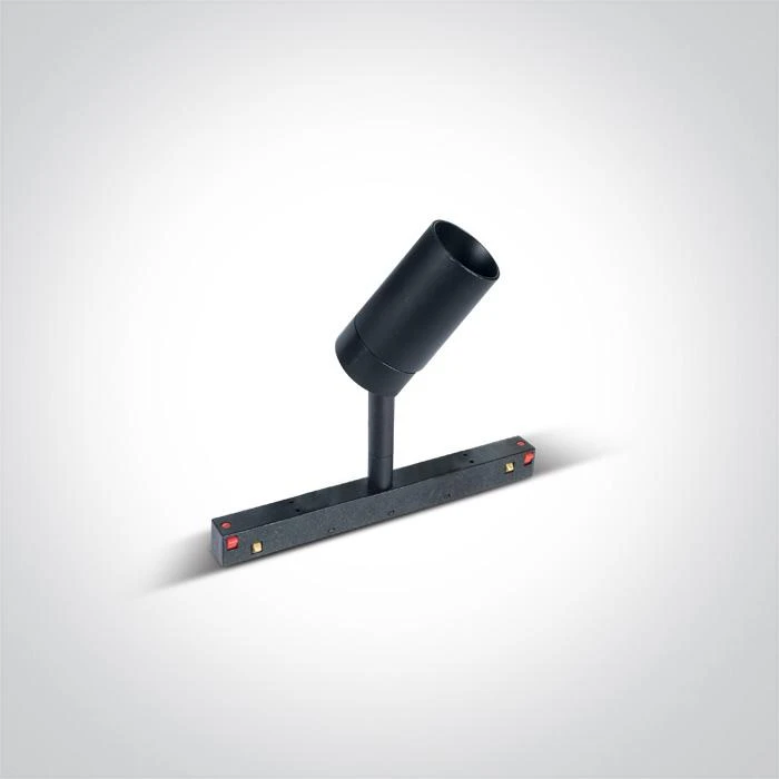 8W akcentinis šviestuvas į magnetines sistemas, juodas, 3000K, reguliuojamas, 42110/B/W