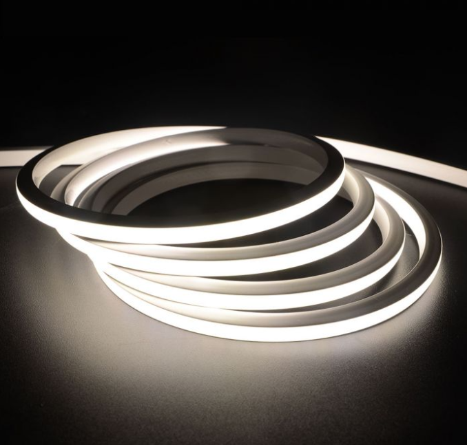 8W lankstus, šviečiantis kabelis V-TAC NEON FLEX, 4000K, IP65, karpomas kas 2.9cm, 5m pakuotė