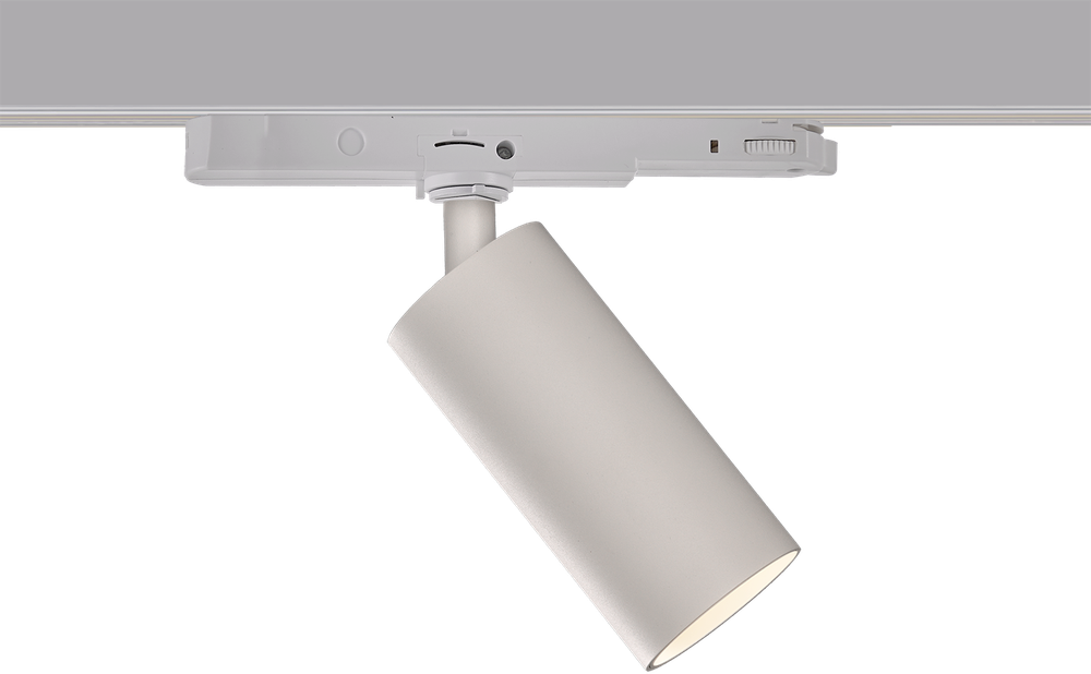8W LED akcentinis šviestuvas į 3 fazių bėgelį PIPE, baltas, 2700K, T3986090B