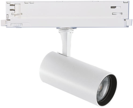 8W LED akcentinis šviestuvas į 3 fazių bėgelį FOX, baltas, 3000K, dimeriuojamas, 302546