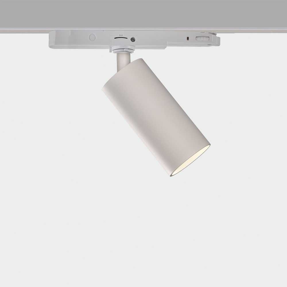8W LED akcentinis šviestuvas į 3 fazių bėgelį PIPE, baltas, 4000K, T3986010B