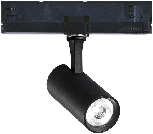 8W LED akcentinis šviestuvas į 3 fazių bėgelį FOX, juodas, 3000K, dimeriuojamas, 302539