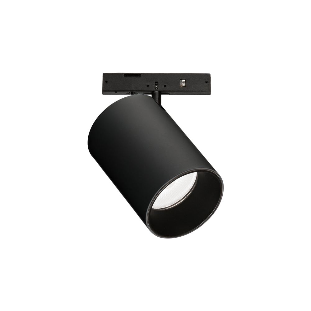 8W LED akcentinis šviestuvas į linijinės sistemos bėgelį DEVA, juodas, 3000K, 332819