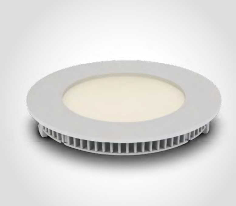 8W LED įleidžiama panelė, balta, 3000/4000/5700K, 10108FA/W/V