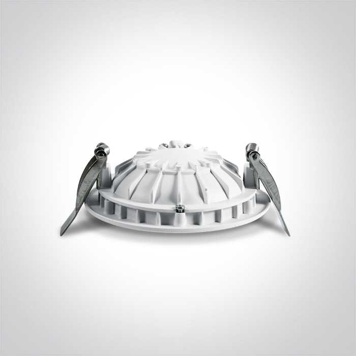 8W LED įleidžiamas šviestuvas, baltas, 3000K, 10108FD/W/W