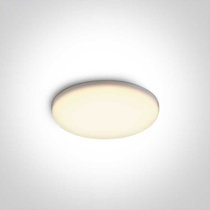 8W LED įleidžiamas šviestuvas, baltas, 3000K, 10108CF/W