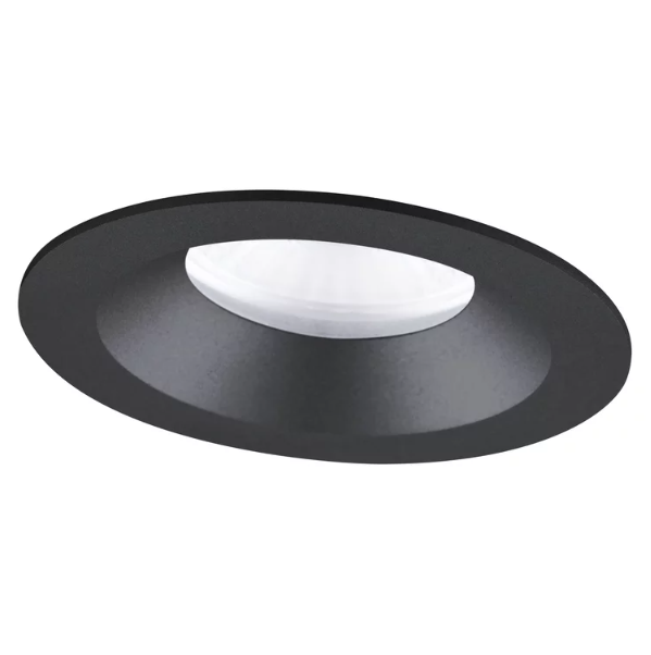 Ledvance 4/6/8W LED įleidžiamas šviestuvas, juodas, 2700K, IP65, dimeriuojamas, atsparus ugniai iki 90min.