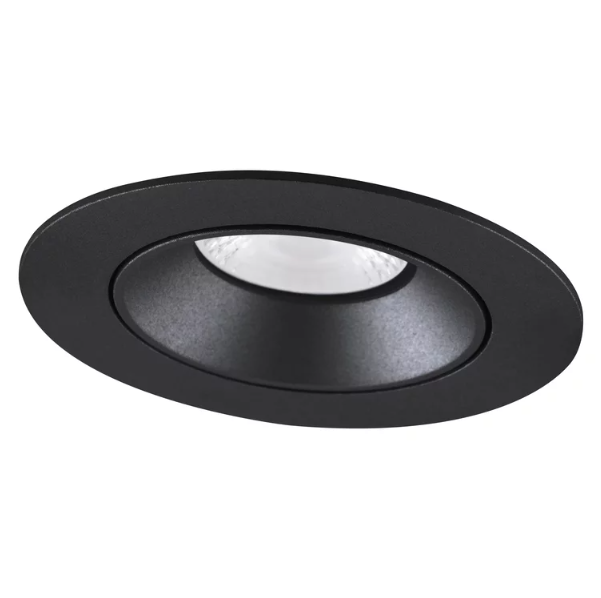 Ledvance 4/6/8W LED įleidžiamas šviestuvas, juodas, 3000K, dimeriuojamas, reguliuojamas