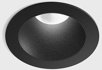 8W LED įleidžiamas šviestuvas NANO R, juodas, 3000K, 50°, IP44