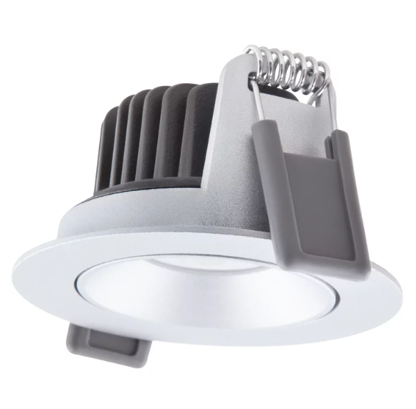 Ledvance 4/6/8W LED įleidžiamas šviestuvas, sidabro sp., 3000K, dimeriuojamas, reguliuojamas