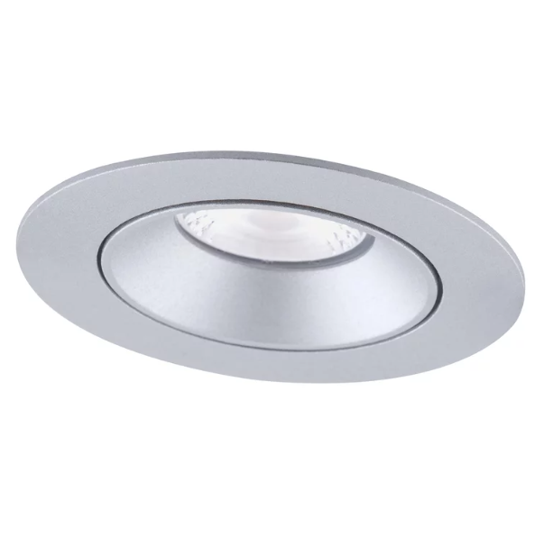 Ledvance 4/6/8W LED įleidžiamas šviestuvas, sidabro sp., 3000K, dimeriuojamas, reguliuojamas