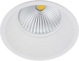 8W LED įleidžiamas šviestuvas TURTA, baltas, 3000K, dimeriuojamas