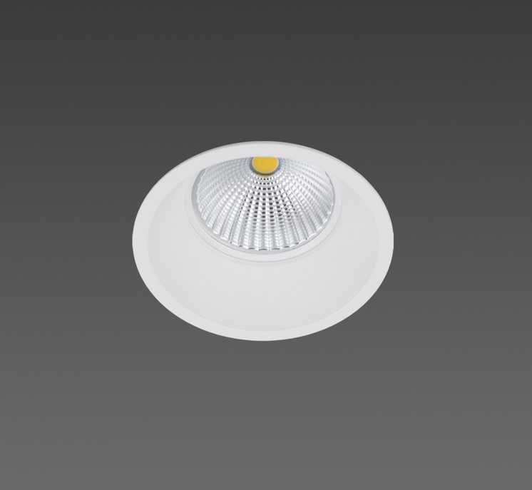 8W LED įleidžiamas šviestuvas TURTA, baltas, 3000K, dimeriuojamas