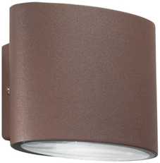 8W LED lauko sieninis šviestuvas BOXTER, bronzos sp., CCT, IP44
