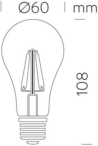 8W LED lemputė, E27, 360°, 3000K, dimeriuojama, ACB62580