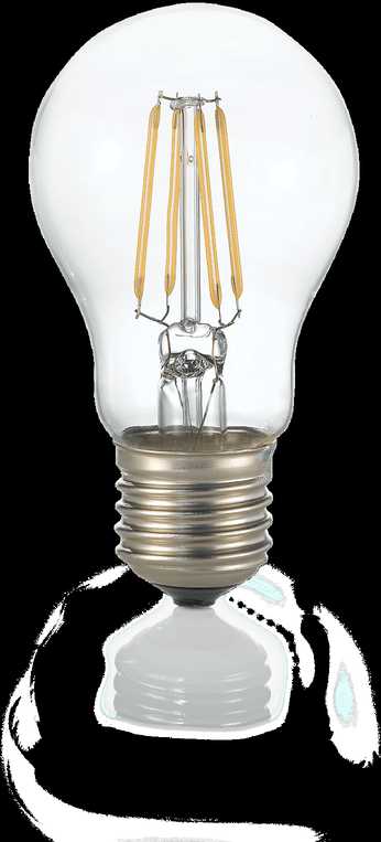 8W LED lemputė E27, 4000K, skaidri, 153964