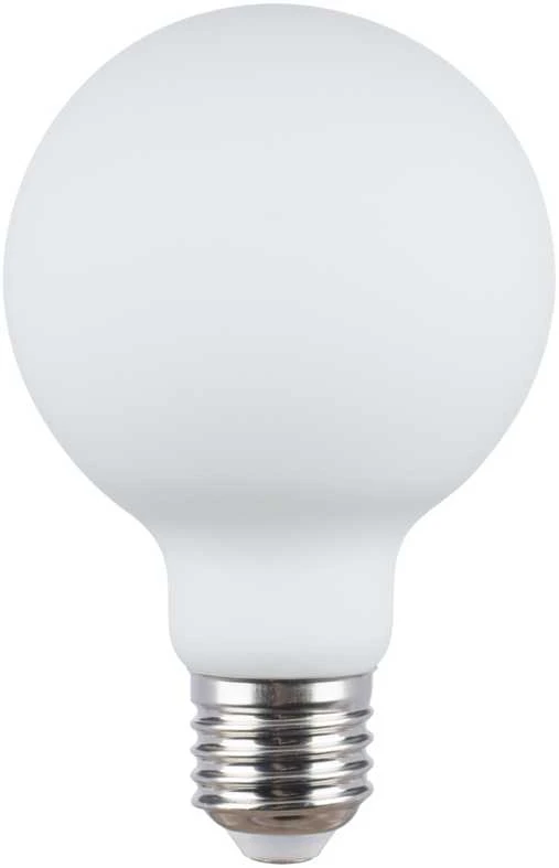 Italux 8W LED lemputė, G80, E27, balta, 3000K, dimeriuojama