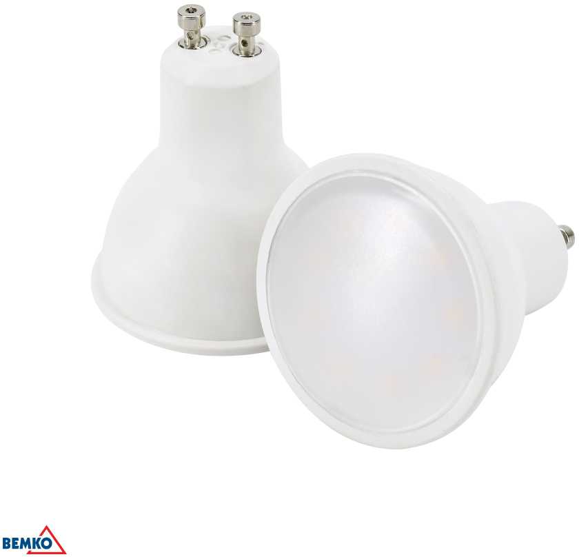 Bemko 8W LED lemputė, GU10, 3000K, 120°