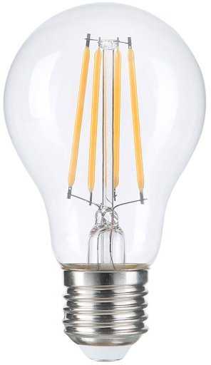 8W LED lemputė OPTONICA A60, E27, 2700K, dimeriuojama, skaidrus stiklas