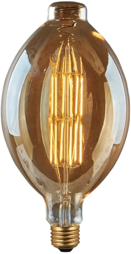 8W LED lemputė RETRO, E27, skaidri, 2200K, dimeriuojama