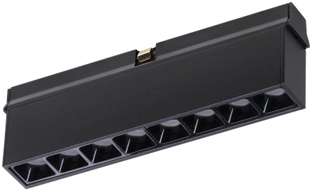 8W LED šviestuvas į magnetinės sistemos STICK bėgelį, juodas, 3000K, dimeriuojamas, 343525