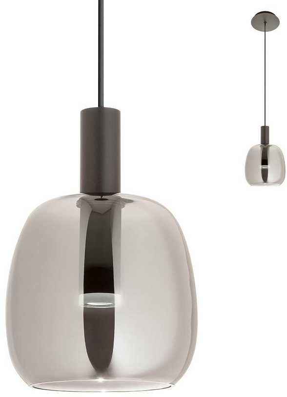 8W LED pakabinamas šviestuvas CANDELA, matinės juodos sp., 3000K, 01-1820