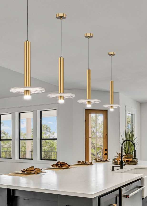 8W LED pakabinamas šviestuvas LEANDROS, juodas, 3000K, 4320100