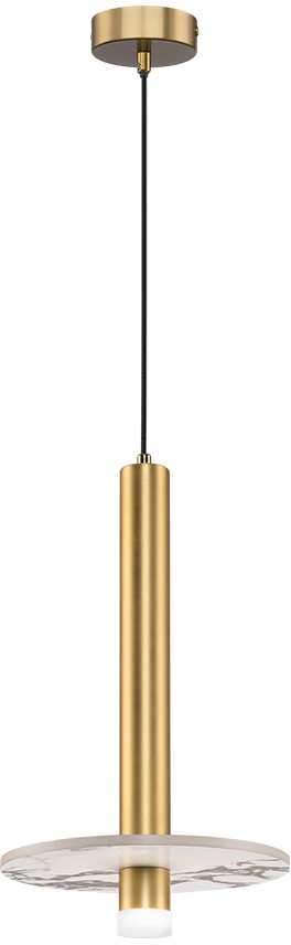8W LED pakabinamas šviestuvas LEANDROS, aukso sp., 3000K, 4320101