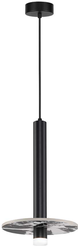 8W LED pakabinamas šviestuvas LEANDROS, juodas, 3000K, 4320100