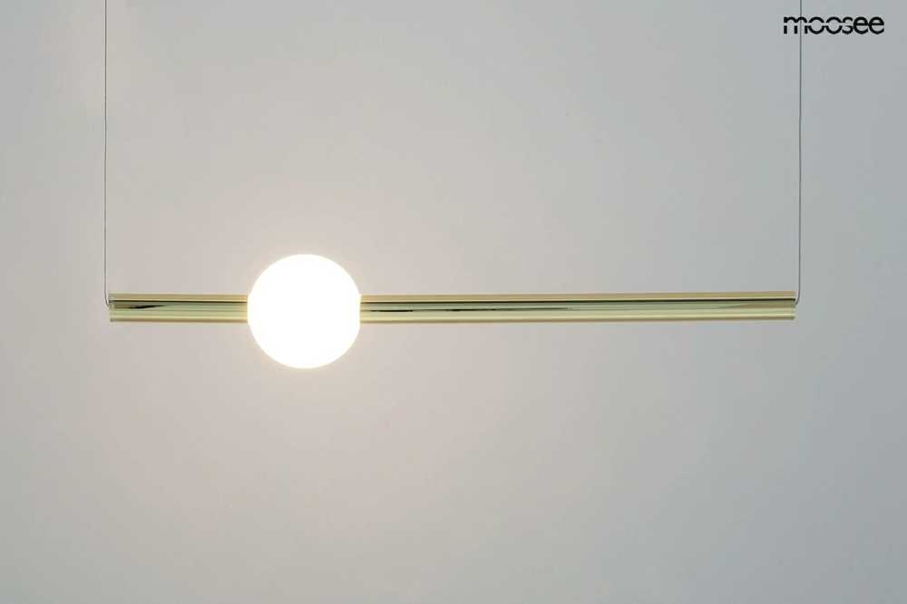 8W LED pakabinamas šviestuvas LIBRA 60 ON, aukso sp., 3000K