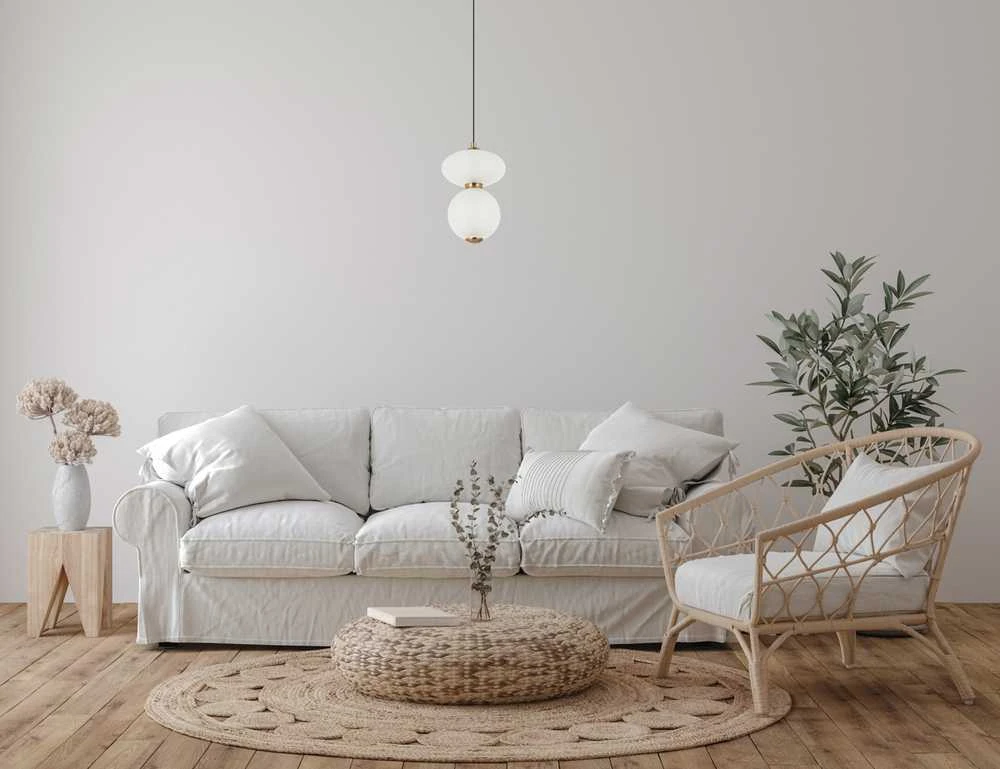 8W LED pakabinamas šviestuvas NICO, žalvario/baltos sp., 3000K