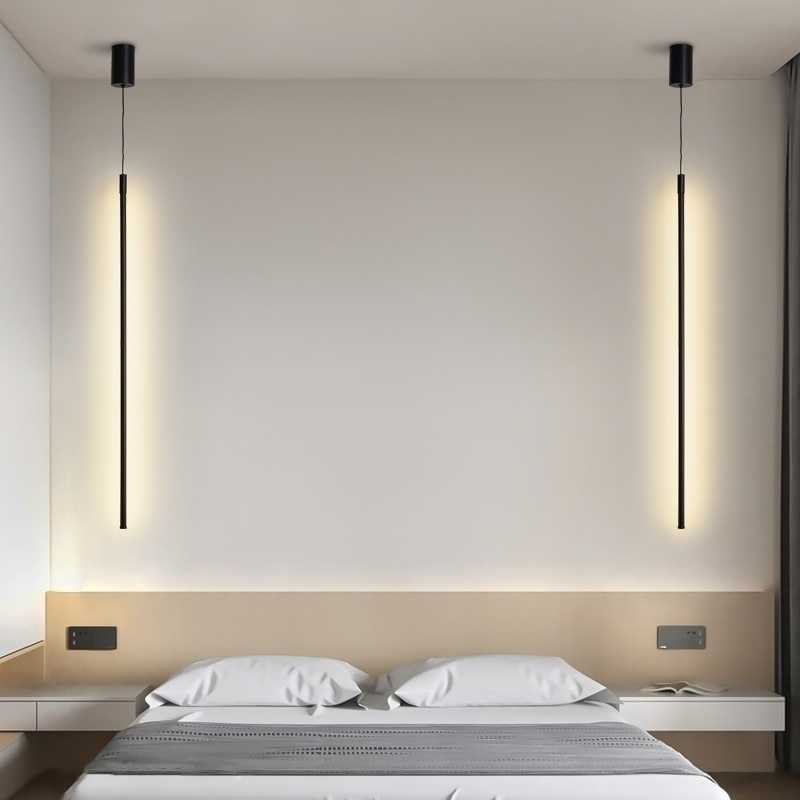 8W LED pakabinamas šviestuvas OMBRE 60, juodas, 3000K
