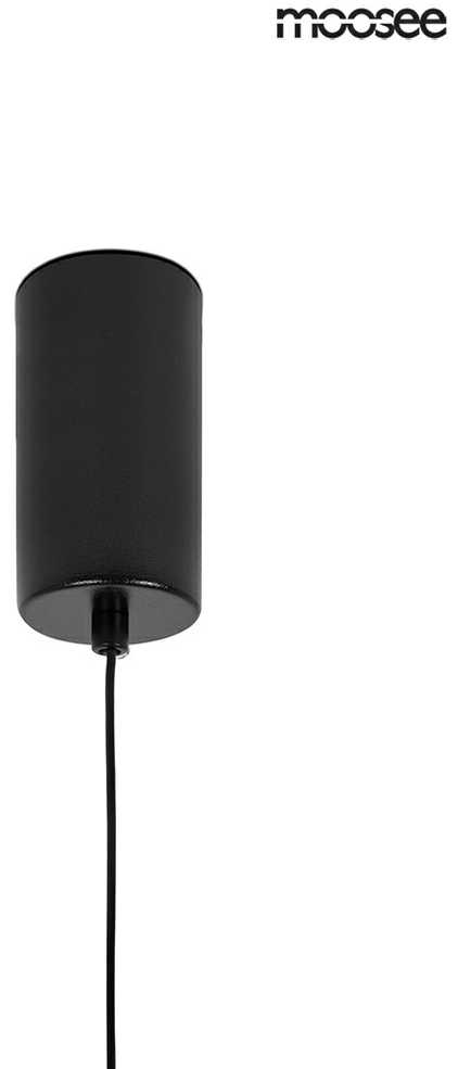 8W LED pakabinamas šviestuvas OMBRE 60, juodas, 3000K