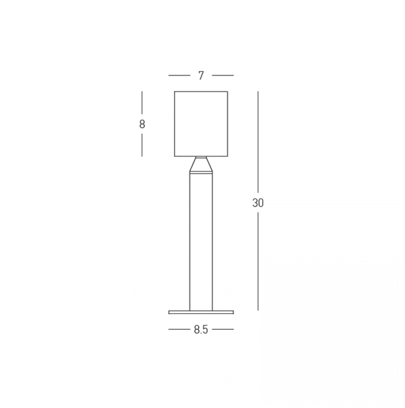 8W LED pastatomas lauko šviestuvas, juodas, 3000K, IP65, E408