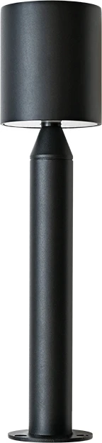 8W LED pastatomas lauko šviestuvas, juodas, 3000K, IP65, E408